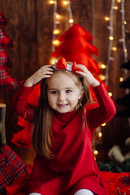 Little girl at the studio