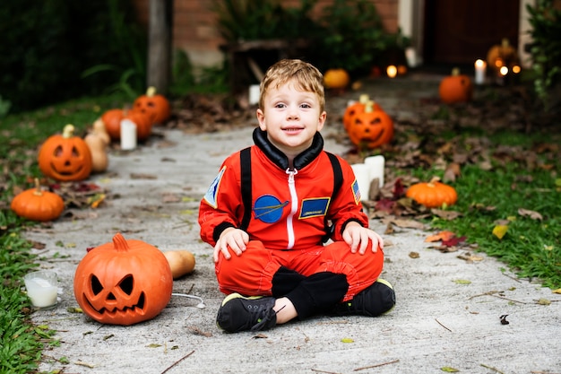 Little kids at Halloween party