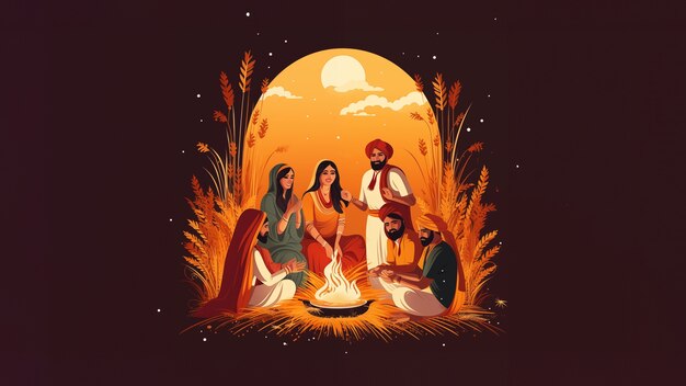 Lohri celebration in india