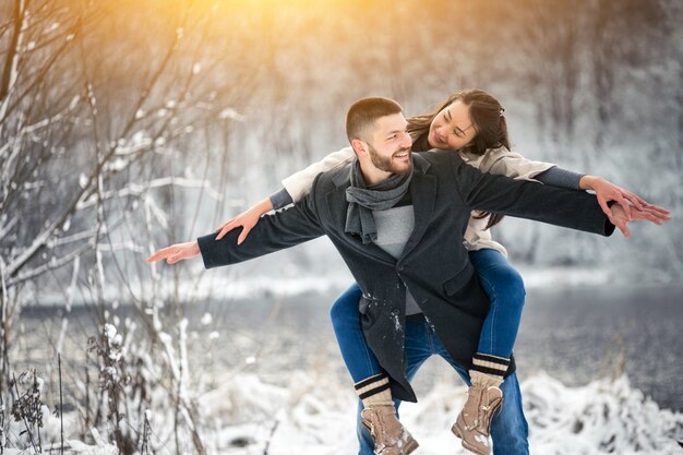 Love story in winter