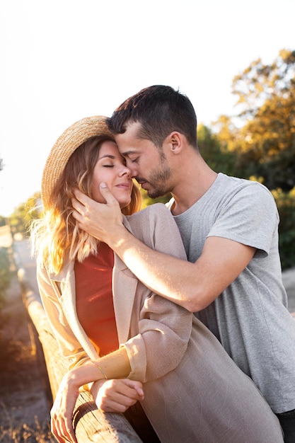 Lovely couple spending time together