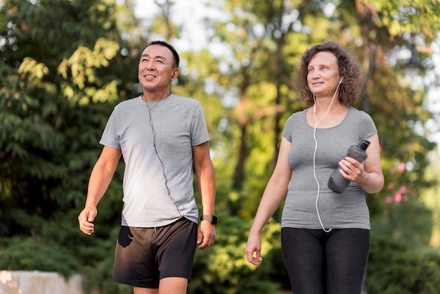 Low angle adults being active