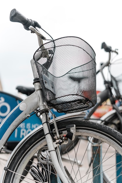 Low angle bike outside