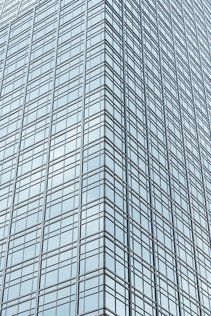 Free Photo low angle glass skyscraper