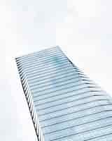 Free photo low angle tall building design