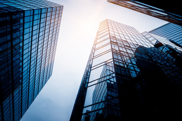 low angle view of skyscrapers