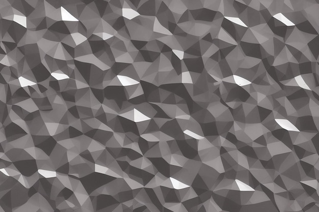 Free Photo a low polygon style background with a triangular pattern in gray and white.