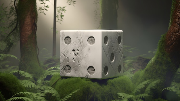 Lucky dice game background