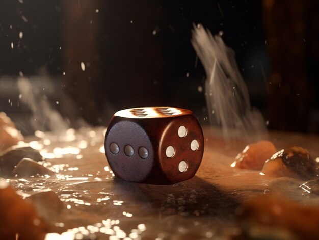 Lucky dice game background