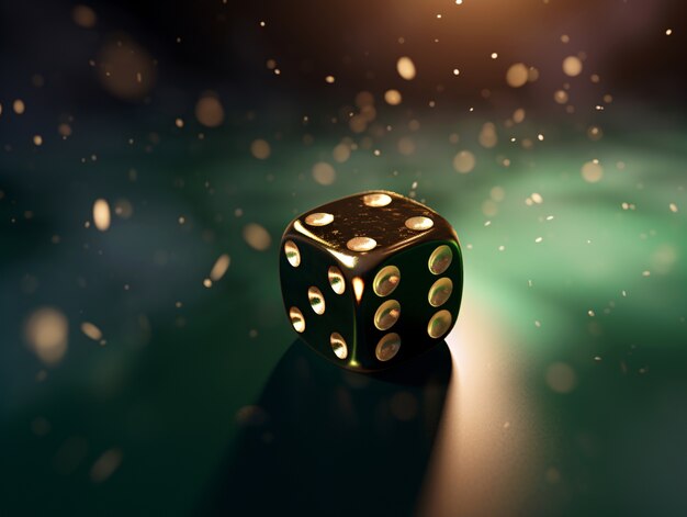 Lucky dice game background