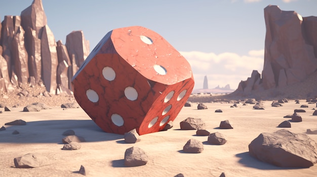 Lucky dice game background