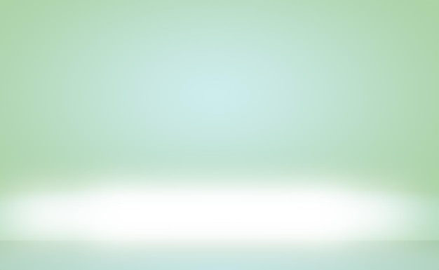 Free photo luxury plain green gradient abstract studio background empty room with space for your text and pictu