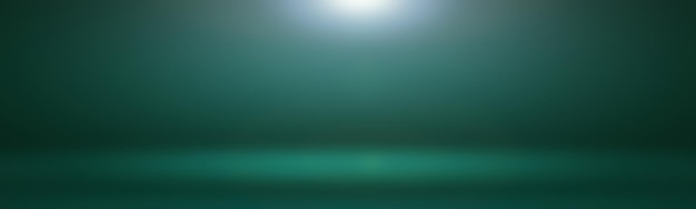 Free photo luxury plain green gradient abstract studio background empty room with space for your text and picture