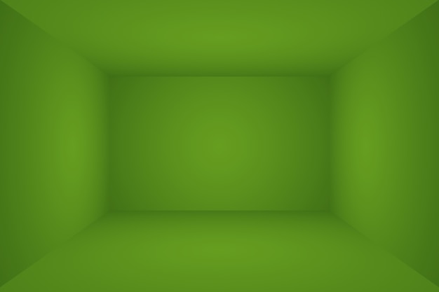 Luxury plain green gradient abstract studio background empty room with space for your text and picture