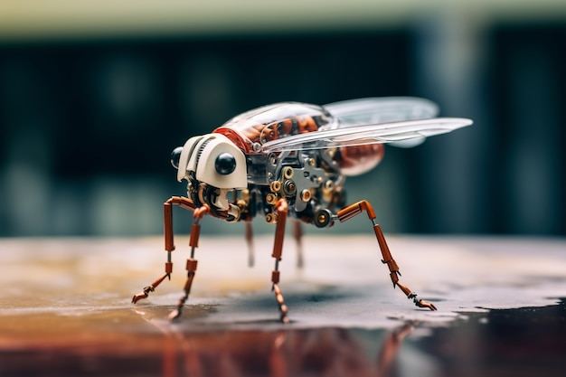 Free Photo macro robotic insect