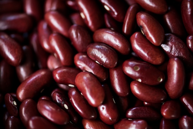 Free photo macro shot of red kidney beans