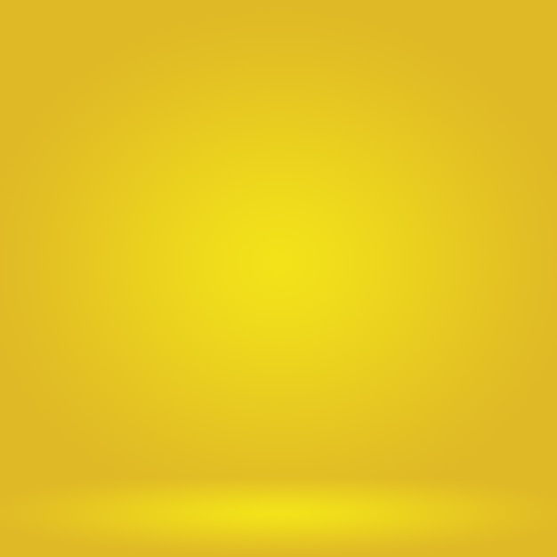 Free photo magic abstract soft colors of shining yellow gradient studio background