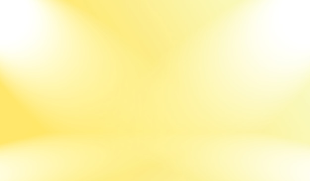 Free photo magic abstract soft colors of shining yellow gradient studio background.