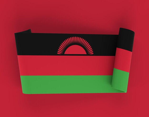 Malawi Ribbon Banner