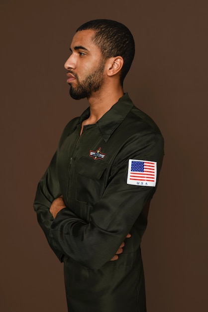 Free Photo male military general portrait