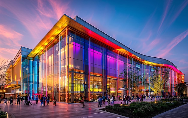 Mall of america scenes in cinematic style