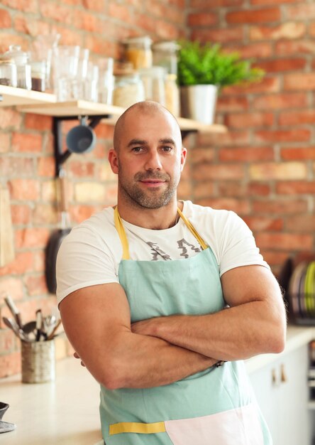 Man cooking