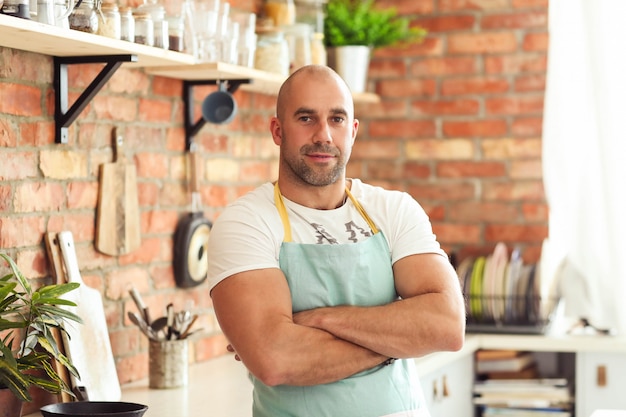 Man cooking