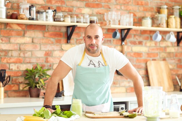 Man cooking