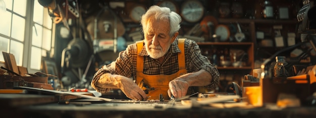 Free photo man engaged in household task