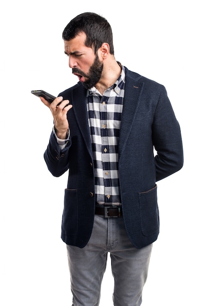 Man talking to mobile