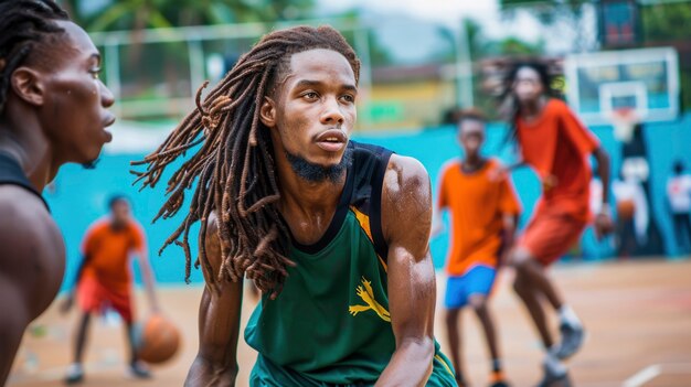 Man with dreads representing the rastafari movement