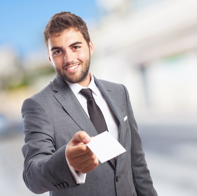 Man with a paper