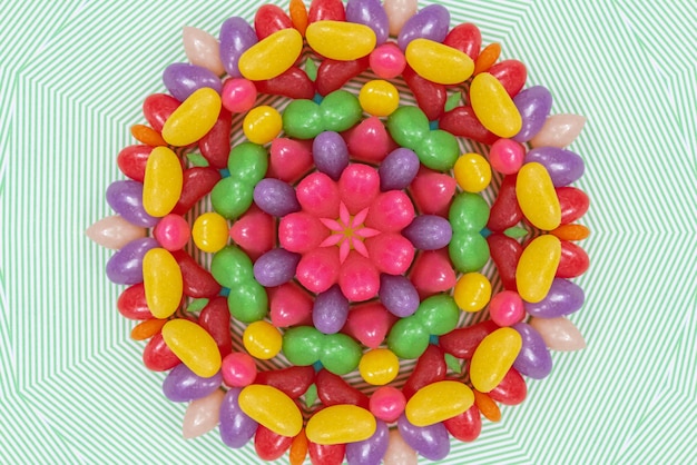 Free photo mandala artwork colorful pattern background 3d