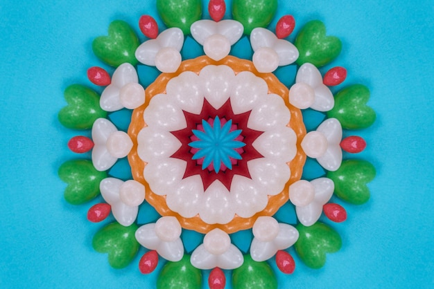 Free Photo mandala artwork colorful pattern background 3d