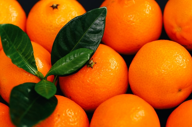 Mandarins on the table