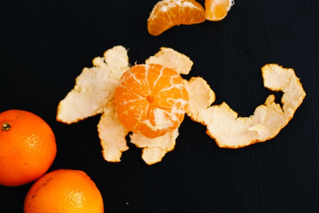 Mandarins on the table