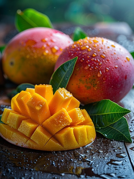 Free photo mango still life