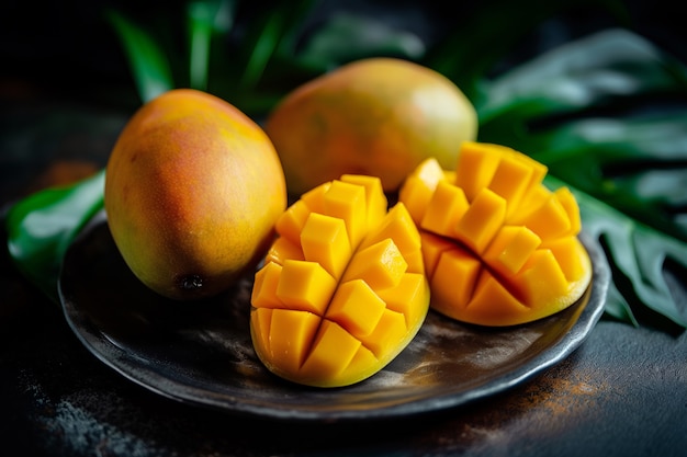 Free photo mango still life