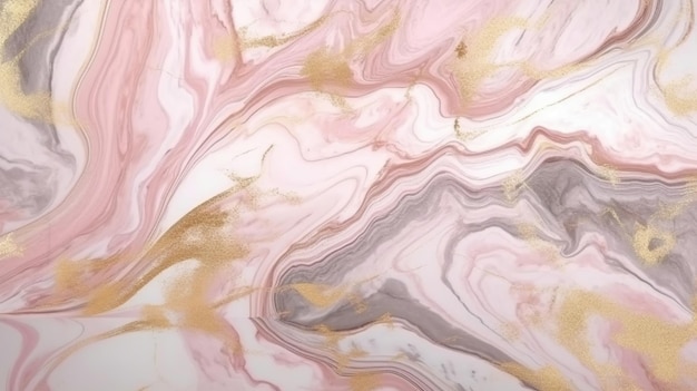 Marble wallpaper soft pink Ai Generated Image