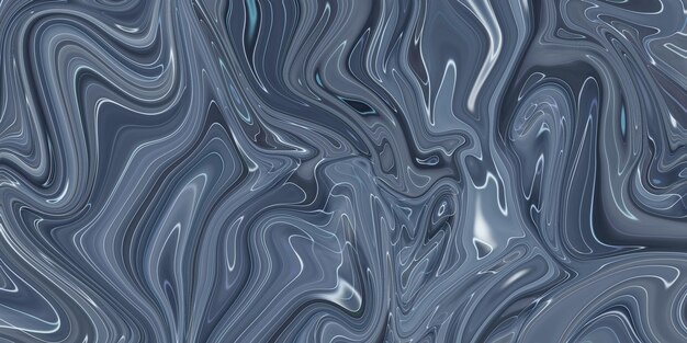 Marbled blue abstract background Liquid marble pattern