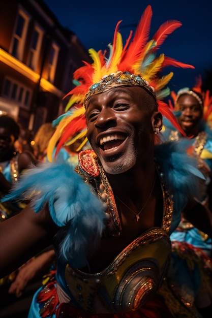 Mardi gras celebration in new orleans