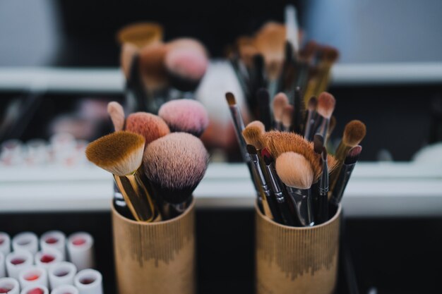 master class make-up. makeup brushes