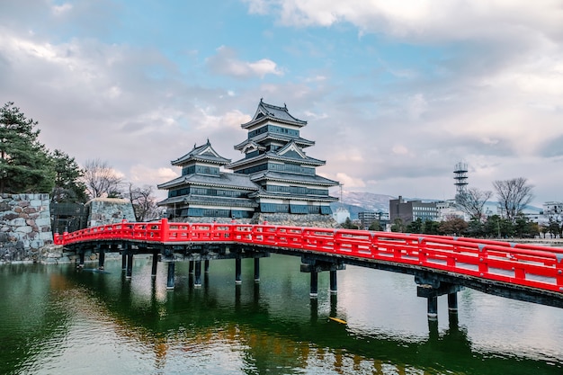 Matsumoto castle in Osaka, Japan