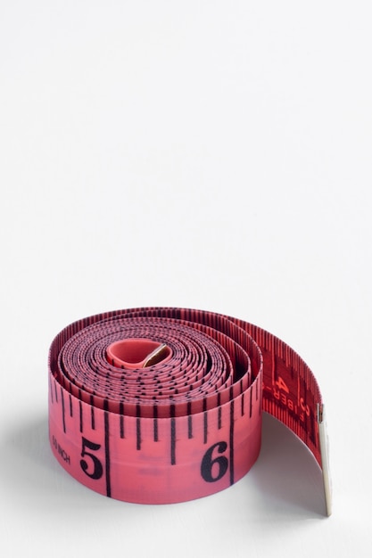 Measuring tape still life