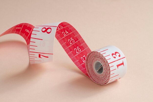 Measuring tape still life