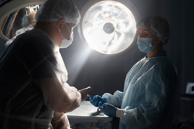 Medical team on the operation room