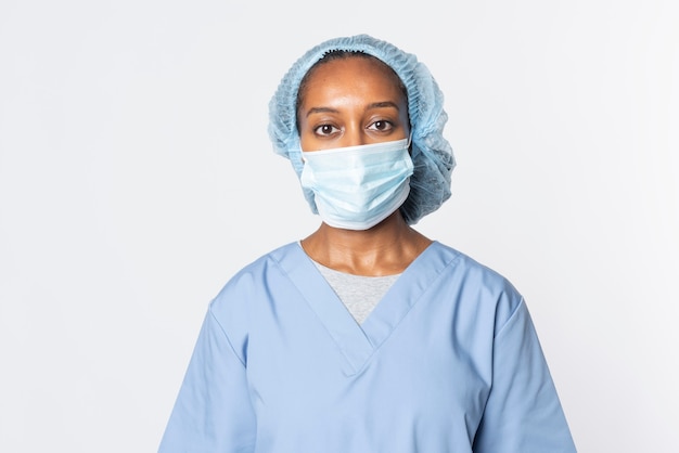 Free Photo medical worker in medical uniform