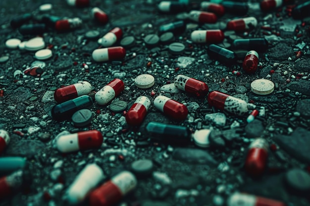 Medication  in dark environment