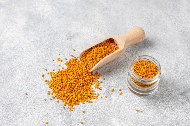 Free photo medicine food bee pollen.