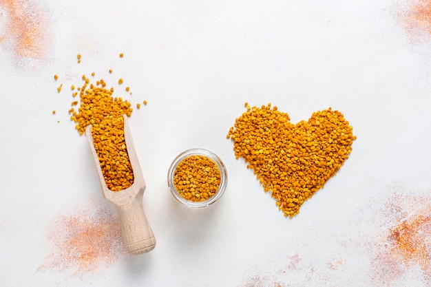 Medicine food bee pollen.